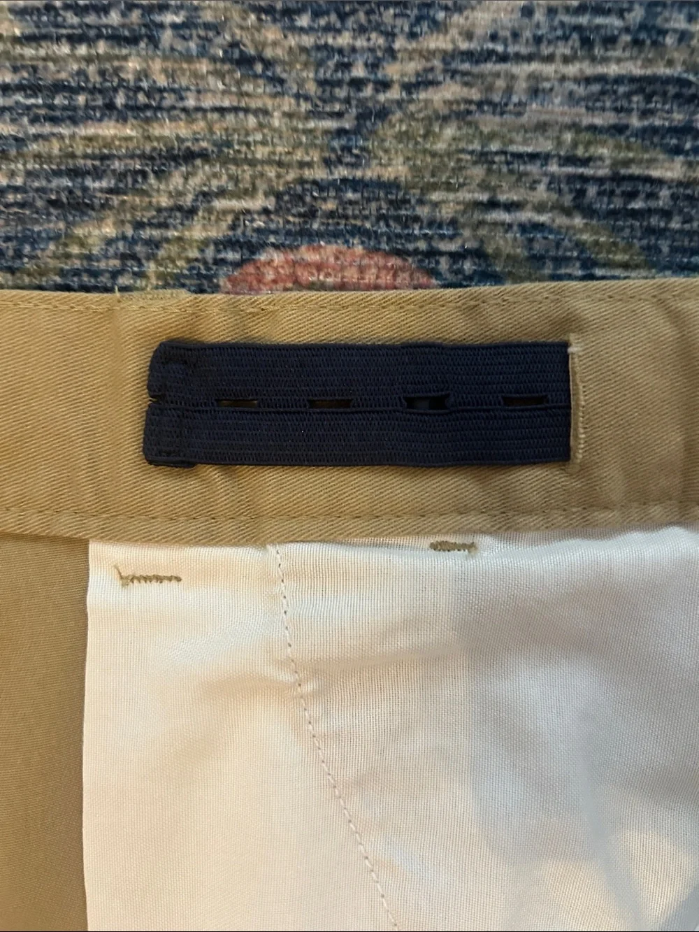 The Children's Place Tan Stretch Chino Shorts size 16 husky- adjustable waist